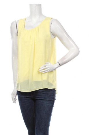 Γυναικείο αμάνικο μπλουζάκι Clockhouse, Μέγεθος L, Χρώμα Κίτρινο, Τιμή 13,64 €