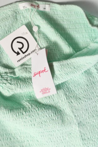 Γυναικείο αμάνικο μπλουζάκι Supre, Μέγεθος XXL, Χρώμα Πράσινο, Τιμή 15,59 €