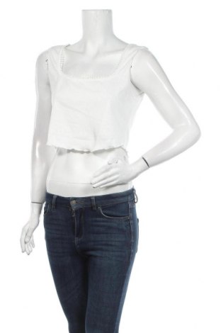 Γυναικείο αμάνικο μπλουζάκι Toby Heart Ginger, Μέγεθος L, Χρώμα Λευκό, 93% πολυεστέρας, 7% ελαστάνη, Τιμή 10,13 €