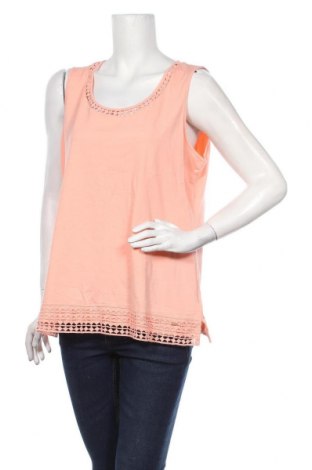 Damska koszulka na ramiączkach Tommy Hilfiger, Rozmiar XL, Kolor Pomarańczowy, 97% bawełna, 3% elastyna, Cena 102,35 zł