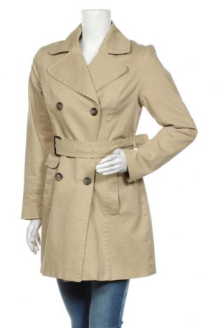 Dámský přechodný kabát  H&M, Velikost L, Barva Béžová, 98% bavlna, 2% elastan, Cena  765,00 Kč