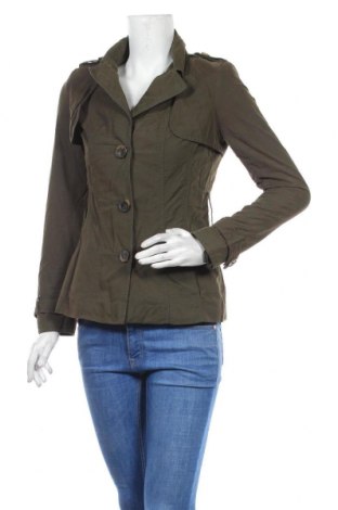 Dámsky prechodný kabát  Zara, Veľkosť S, Farba Zelená, 72% bavlna, 28% polyamide, Cena  8,33 €