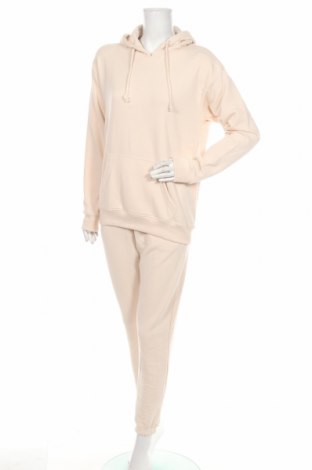 Damen Trainingsanzug Missguided, Größe S, Farbe Beige, 60% Polyester, 40% Baumwolle, Preis 20,21 €