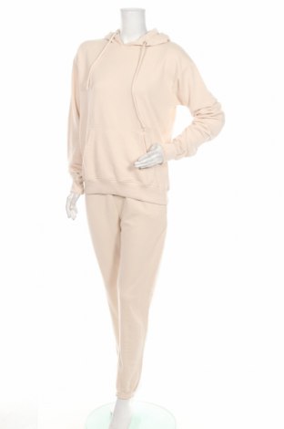 Damen Trainingsanzug Missguided, Größe S, Farbe Beige, 60% Polyester, 40% Baumwolle, Preis 24,79 €