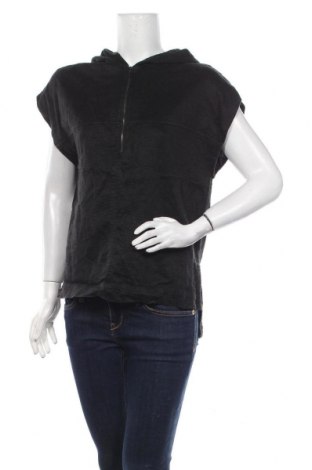 Damen Sweatshirt Massimo Dutti, Größe S, Farbe Schwarz, Leinen, Preis 18,79 €