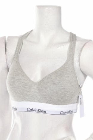 Damen Unterwäsche Calvin Klein, Größe L, Farbe Grau, 53% Baumwolle, 35% Modal, 12% Elastan, Preis 28,50 €