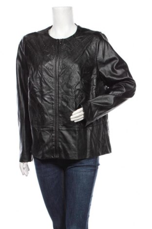 Γυναικείο δερμάτινο μπουφάν Gerry Weber, Μέγεθος XL, Χρώμα Μαύρο, Δερματίνη, Τιμή 57,15 €