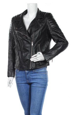 Dámská kožená bunda  H&M, Velikost XL, Barva Černá, Eko kůže, Cena  622,00 Kč