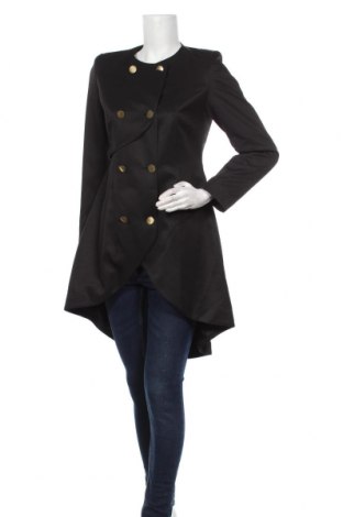 Palton de femei, Mărime XL, Culoare Negru, 65% bumbac, 30% viscoză, 5% elastan, Preț 175,74 Lei
