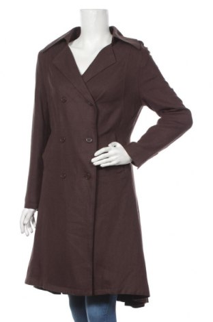 Дамско палто Lee Cooper, Размер XL, Цвят Кафяв, 50% вискоза, 45% коприна, 5% вълна, Цена 53,86 лв.