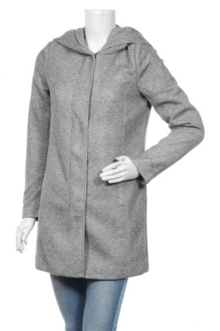 Дамско палто ONLY, Размер M, Цвят Сив, 85% полиестер, 15% памук, Цена 57,85 лв.