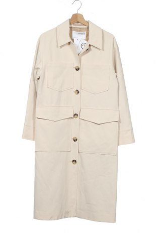Dámský kabát  Selected Femme, Velikost XS, Barva Krémová, Polyester, Cena  830,00 Kč