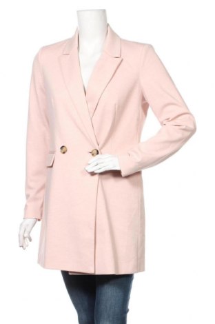 Дамско палто Vero Moda, Размер M, Цвят Розов, 73% полиестер, 22% вискоза, 5% еластан, Цена 27,36 лв.