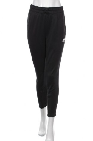 Pantaloni trening de femei Adidas, Mărime S, Culoare Negru, Poliester, Preț 227,96 Lei