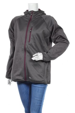 Γυναικείο μπουφάν αθλητικό Trespass, Μέγεθος XL, Χρώμα Γκρί, Πολυεστέρας, Τιμή 35,46 €