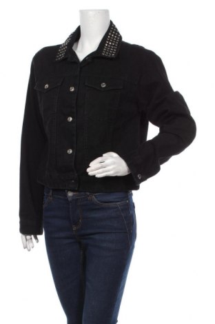 Damenjacke Pull&Bear, Größe L, Farbe Schwarz, Baumwolle, Preis 11,83 €