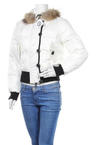 Γυναικείο μπουφάν Yes! Miss, Μέγεθος M, Χρώμα Λευκό, Πολυεστέρας, φυσική τρίχα, Τιμή 61,47 €