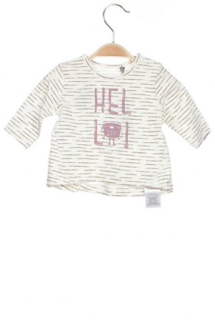 Детска блуза Belly Button, Размер 0-1m/ 50 см, Цвят Бял, 95% памук, 5% еластан, Цена 25,35 лв.