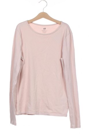 Детска блуза H&M, Размер 15-18y/ 170-176 см, Цвят Розов, 95% памук, 5% еластан, Цена 13,00 лв.