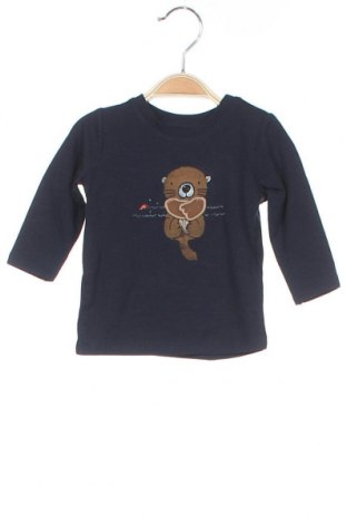 Детска блуза Name It, Размер 2-3m/ 56-62 см, Цвят Син, 95% памук, 5% еластан, Цена 11,70 лв.