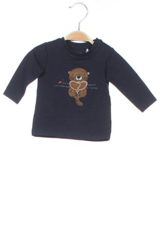 Детска блуза Name It, Размер 1-2m/ 50-56 см, Цвят Син, 95% памук, 5% еластан, Цена 11,70 лв.