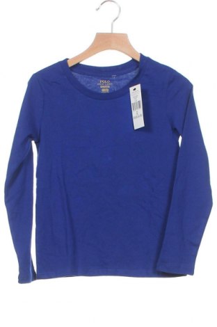 Kinder Shirt Polo By Ralph Lauren, Größe 6-7y/ 122-128 cm, Farbe Blau, Baumwolle, Preis 28,81 €