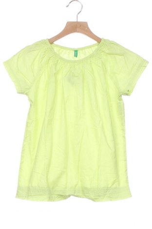 Dětská halenka  United Colors Of Benetton, Velikost 7-8y/ 128-134 cm, Barva Zelená, 100% bavlna, Cena  351,00 Kč