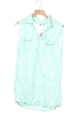 Dětská košile  H&M, Velikost 12-13y/ 158-164 cm, Barva Zelená, Viskóza, Cena  255,00 Kč