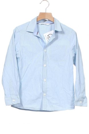 Детска риза H&M, Размер 6-7y/ 122-128 см, Цвят Син, Памук, Цена 18,00 лв.
