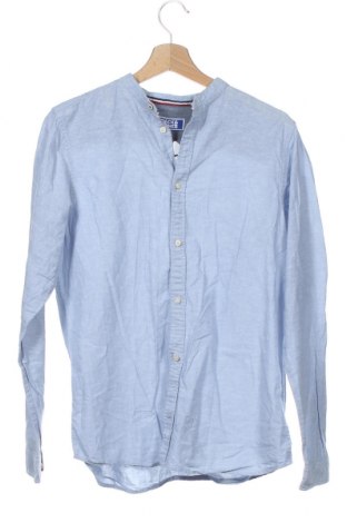 Dětská košile  Jack & Jones, Velikost 15-18y/ 170-176 cm, Barva Modrá, 74% bavlna, 26% len, Cena  383,00 Kč