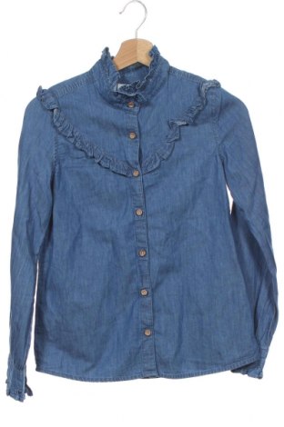 Dětská košile  Mango, Velikost 10-11y/ 146-152 cm, Barva Modrá, Bavlna, Cena  347,00 Kč