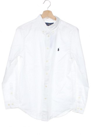 Детска риза Ralph Lauren, Размер 15-18y/ 170-176 см, Цвят Бял, Памук, Цена 89,57 лв.