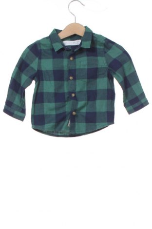 Детска риза Zara, Размер 6-9m/ 68-74 см, Цвят Син, Памук, Цена 25,00 лв.