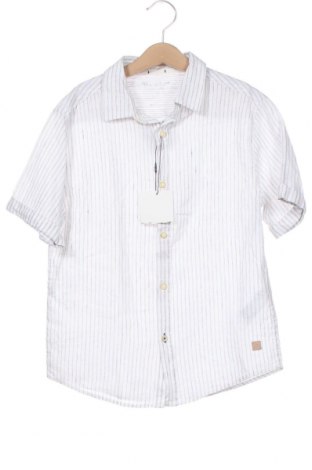 Dětská košile  Zara Kids, Velikost 7-8y/ 128-134 cm, Barva Bílá, 52% bavlna, 48% len, Cena  622,00 Kč