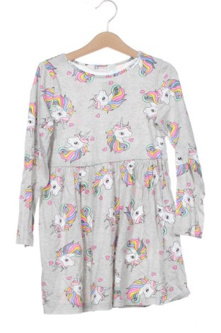 Детска рокля H&M, Размер 6-7y/ 122-128 см, Цвят Сив, Памук, Цена 29,00 лв.