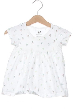 Dětské šaty  H&M, Velikost 3-6m/ 62-68 cm, Barva Bílá, Bavlna, Cena  510,00 Kč