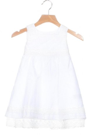 Kinderkleid Happy Girls By Eisend, Größe 9-12m/ 74-80 cm, Farbe Weiß, 65% Baumwolle, 35% Polyester, Preis 24,19 €