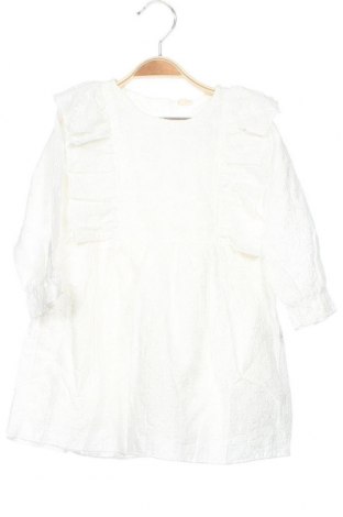 Детска рокля SHEIN, Размер 12-18m/ 80-86 см, Цвят Бял, Памук, Цена 34,50 лв.