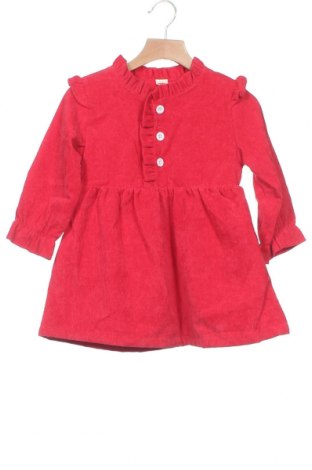Παιδικό φόρεμα SHEIN, Μέγεθος 18-24m/ 86-98 εκ., Χρώμα Κόκκινο, 80% πολυεστέρας, 20% βαμβάκι, Τιμή 14,23 €