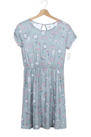 Kinderkleid So, Größe 14-15y/ 168-170 cm, Farbe Grau, 95% Polyester, 5% Elastan, Preis 18,76 €
