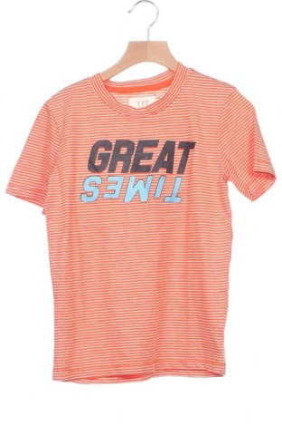 Kinder T-Shirt, Größe 7-8y/ 128-134 cm, Farbe Orange, 70% Baumwolle, 30% Polyester, Preis 6,82 €