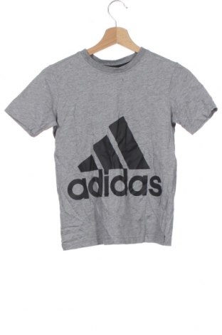 Dziecięcy T-shirt Adidas, Rozmiar 9-10y/ 140-146 cm, Kolor Szary, Bawełna, Cena 89,56 zł