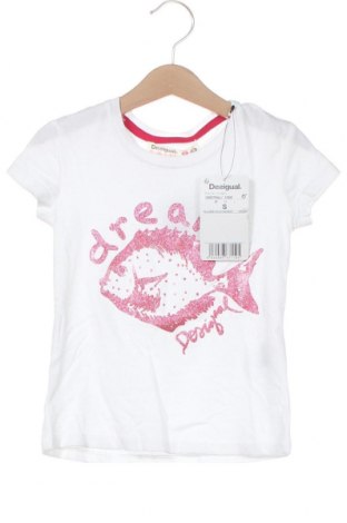 Детска тениска Desigual, Размер 2-3y/ 98-104 см, Цвят Бял, Памук, Цена 24,15 лв.