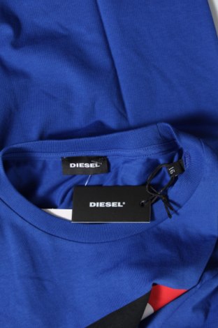 Tricou pentru copii Diesel, Mărime 15-18y/ 170-176 cm, Culoare Albastru, Bumbac, Preț 219,57 Lei