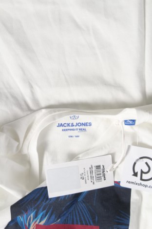 Παιδικό μπλουζάκι Jack & Jones, Μέγεθος 15-18y/ 170-176 εκ., Χρώμα Λευκό, Βαμβάκι, Τιμή 15,08 €