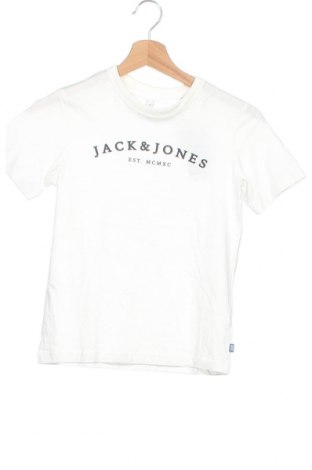 Kinder T-Shirt Jack & Jones, Größe 9-10y/ 140-146 cm, Farbe Weiß, Baumwolle, Preis 12,66 €