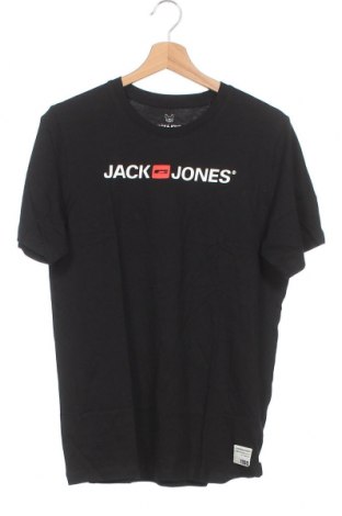 Dziecięcy T-shirt Jack & Jones, Rozmiar 15-18y/ 170-176 cm, Kolor Czarny, Bawełna, Cena 55,66 zł