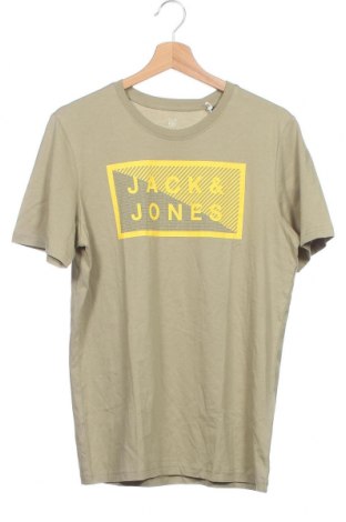 Kinder T-Shirt Jack & Jones, Größe 15-18y/ 170-176 cm, Farbe Grün, Baumwolle, Preis 16,08 €