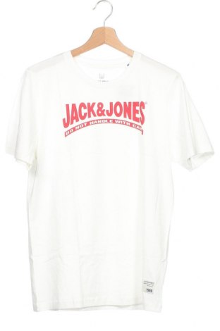 Dziecięcy T-shirt Jack & Jones, Rozmiar 15-18y/ 170-176 cm, Kolor Biały, Bawełna, Cena 71,97 zł