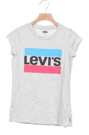 Детска тениска Levi's, Размер 9-10y/ 140-146 см, Цвят Сив, 60% памук, 40% полиестер, Цена 39,20 лв.
